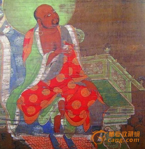 南宋 陆信忠《十六罗汉图·伐阇弗多罗尊者》